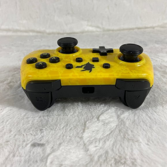 Nintendo Switch Controller Pokemon Pikachu Silhouette POWER A Yellow Wired - Picture 4 of 7